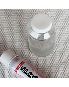 Preval Sprayer Glass Jar closeup